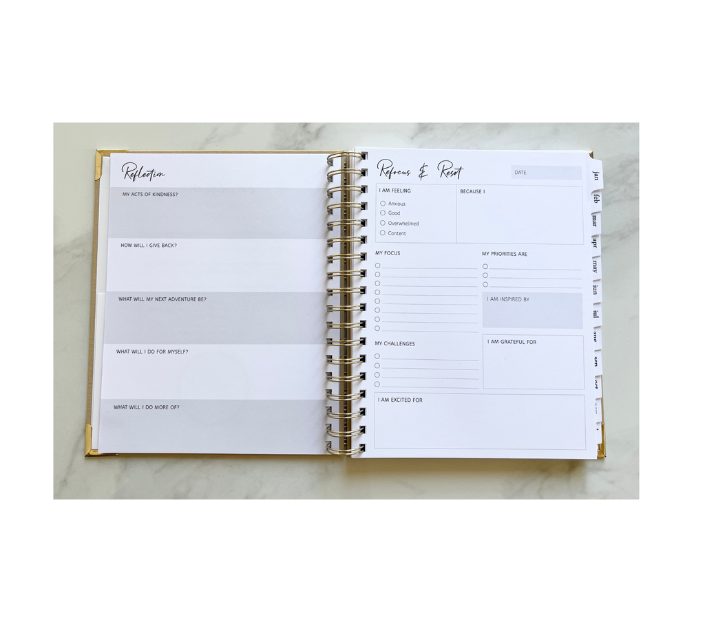 2026 Caramel Linen Coil